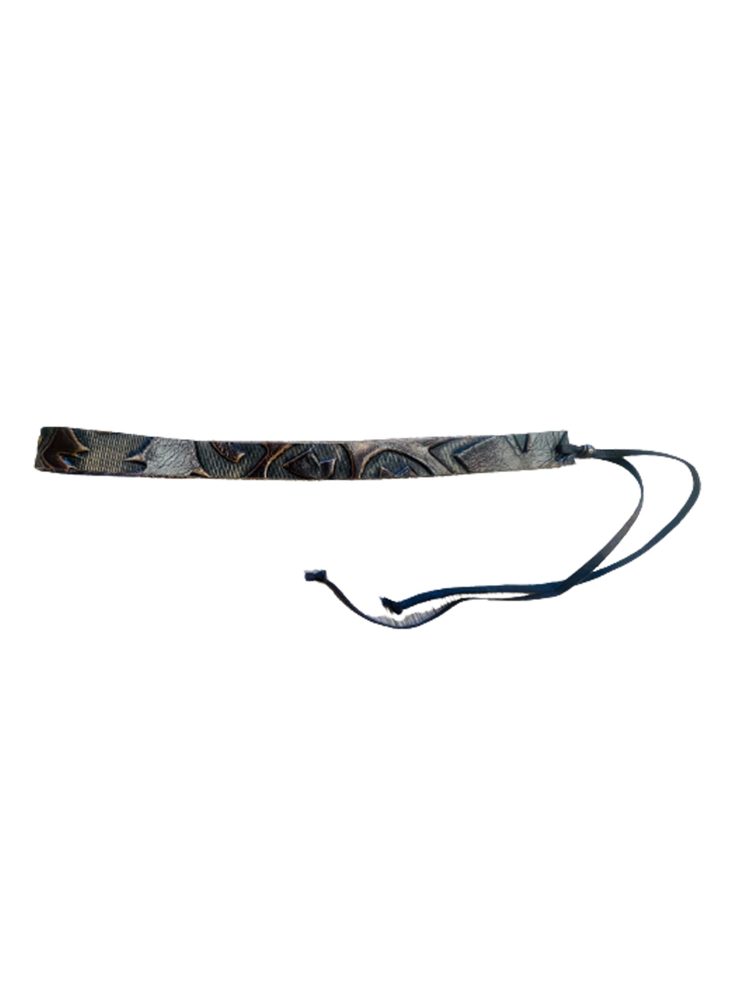 boho leather hat band brown laredo