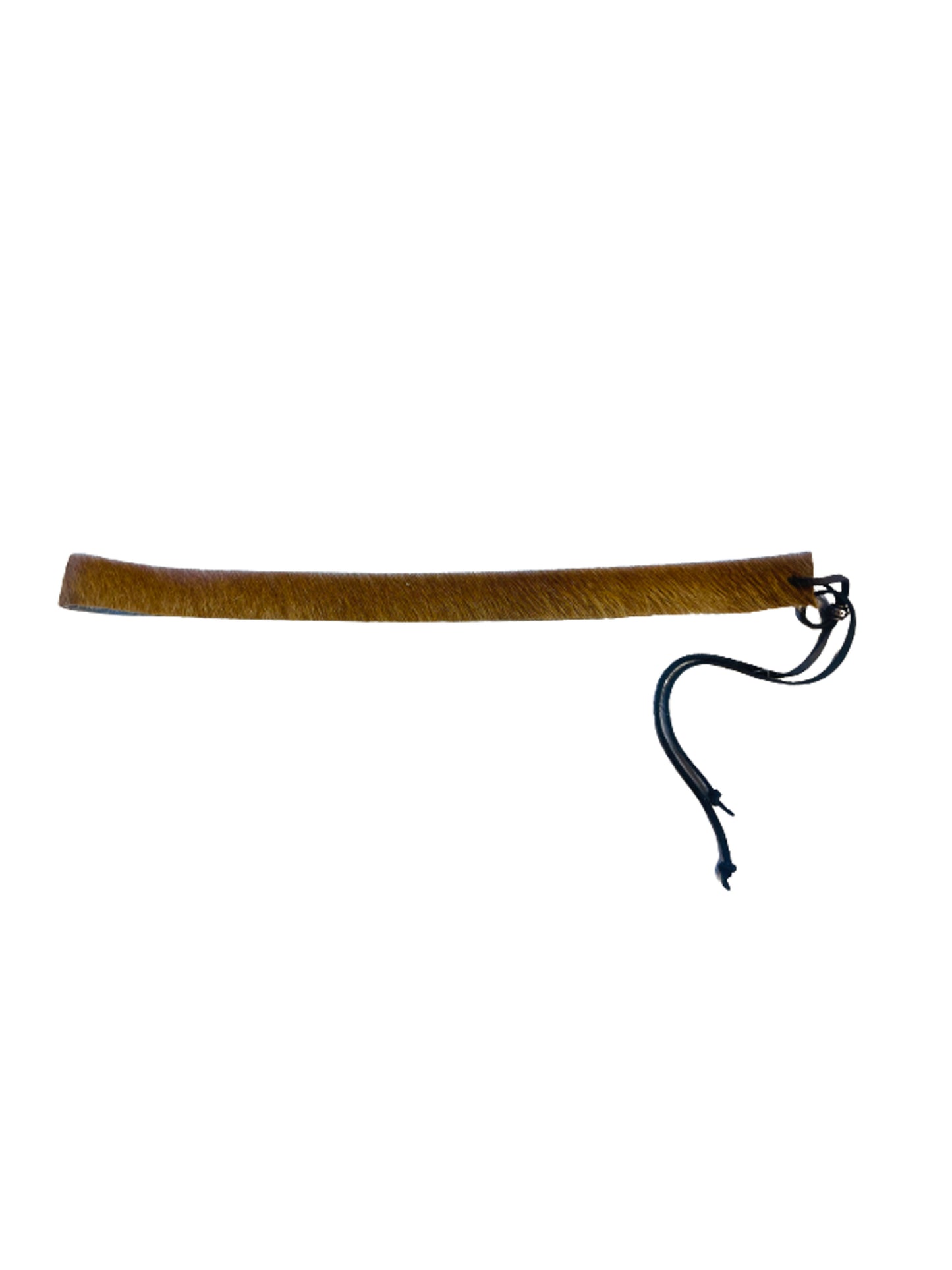 boho leather hat band brown hide