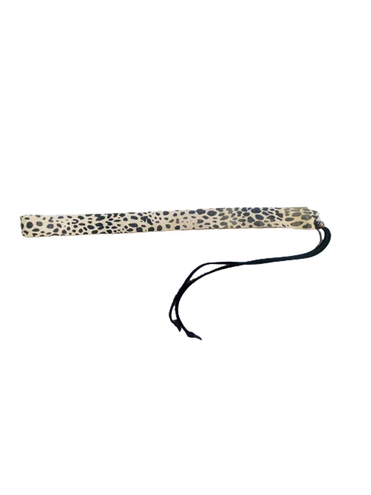 boho leather hat band cheetah