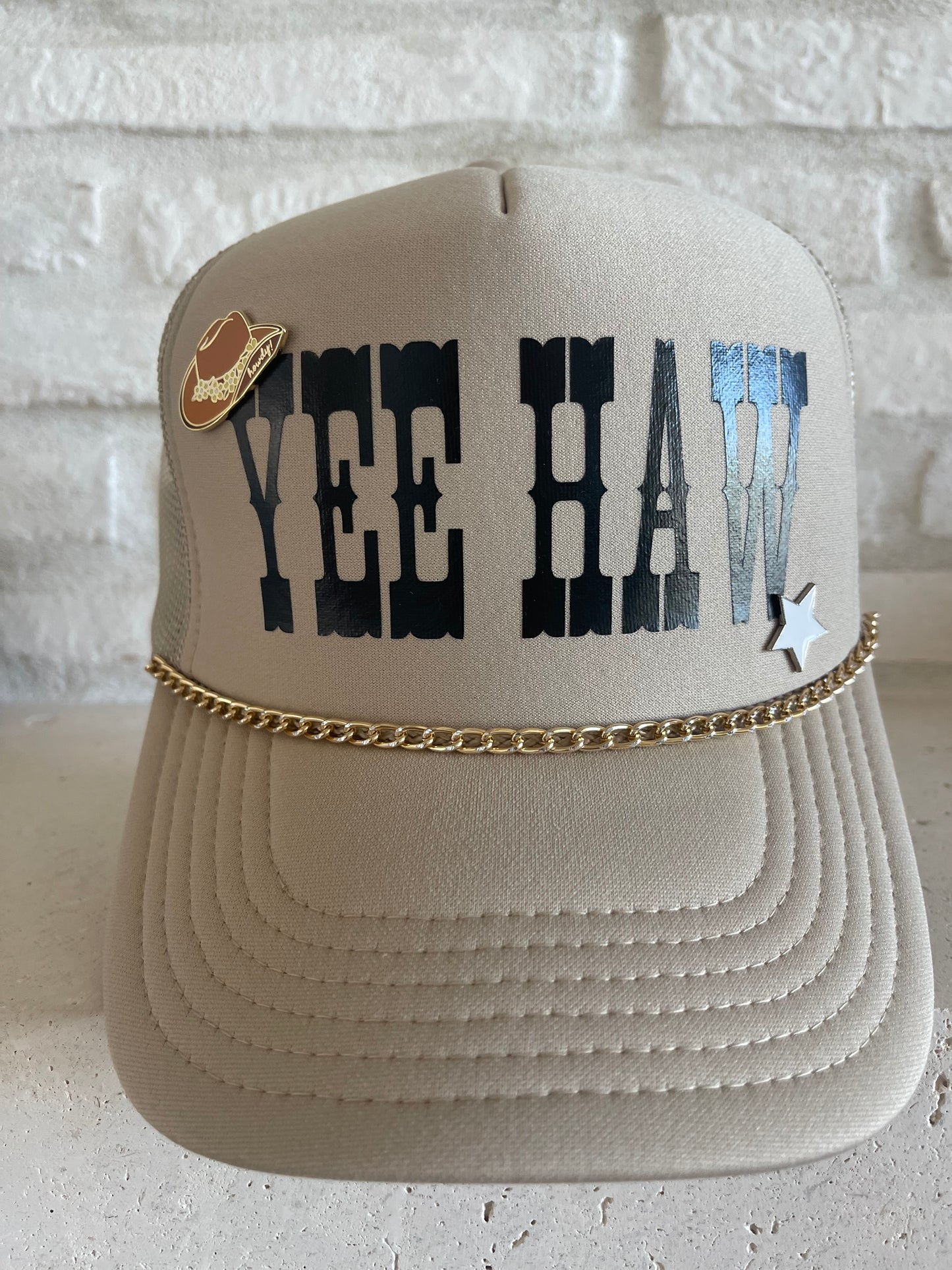 yeehaw trucker hat customized