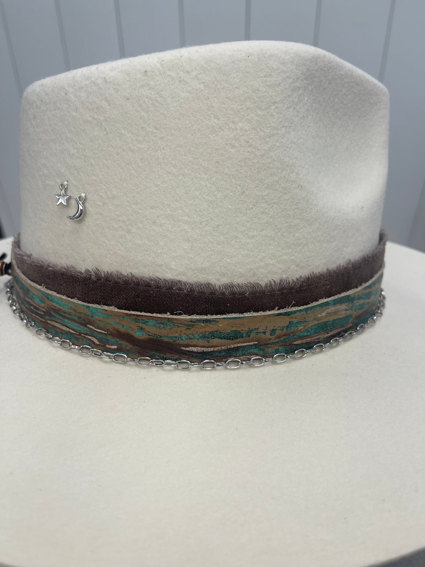boho leather hat band lifestyle