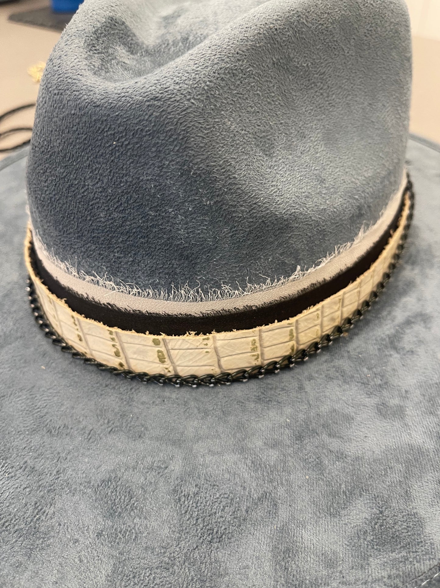 boho leather hat band lifestyle
