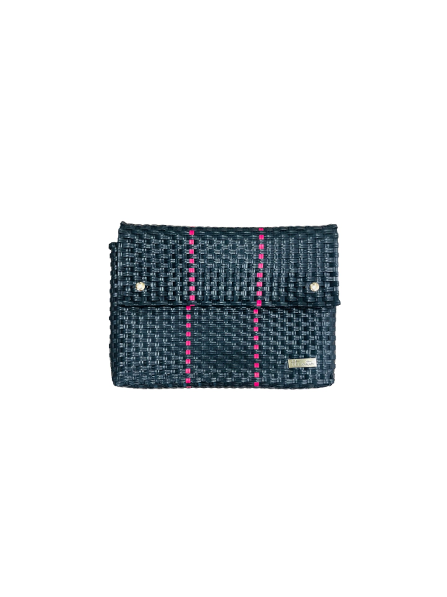 playa clutch black + pink
