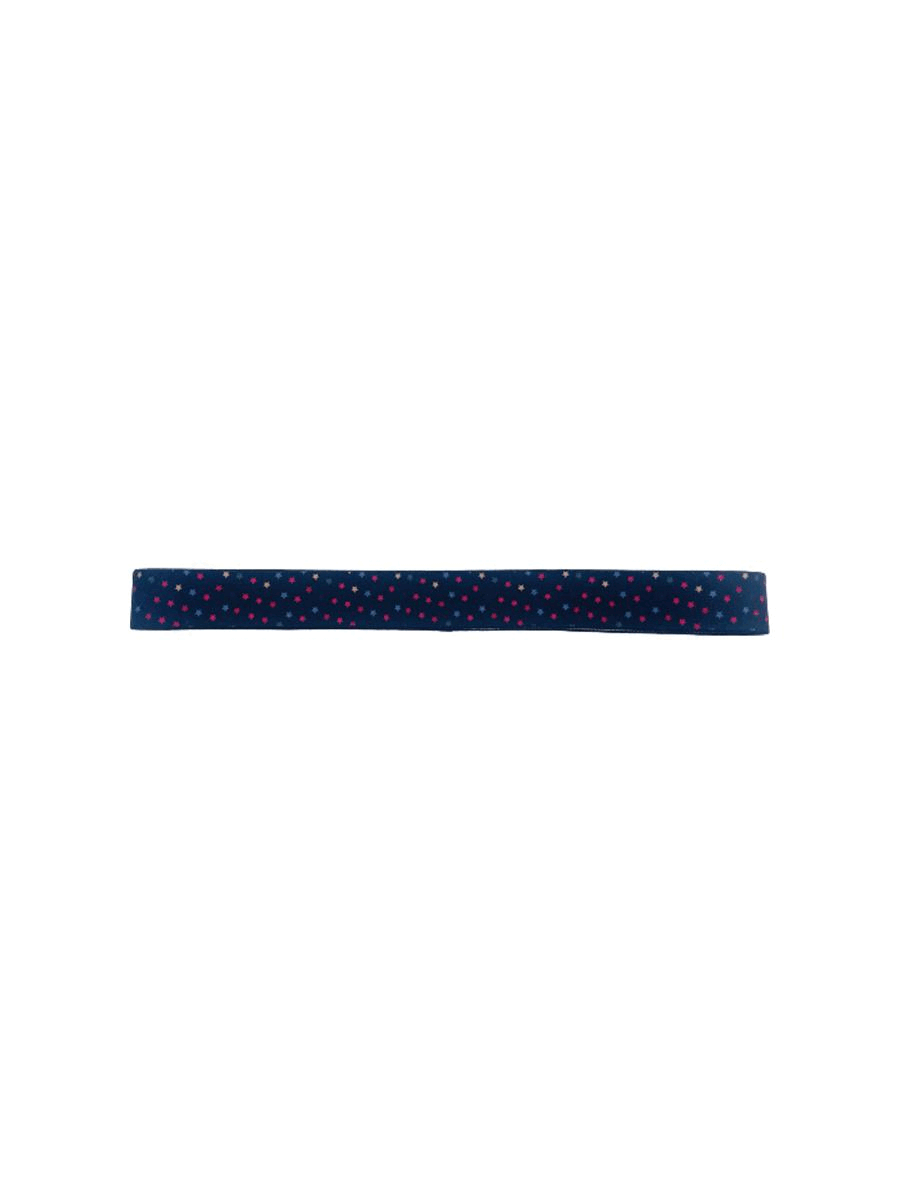 reversible star confetti elastic hat band