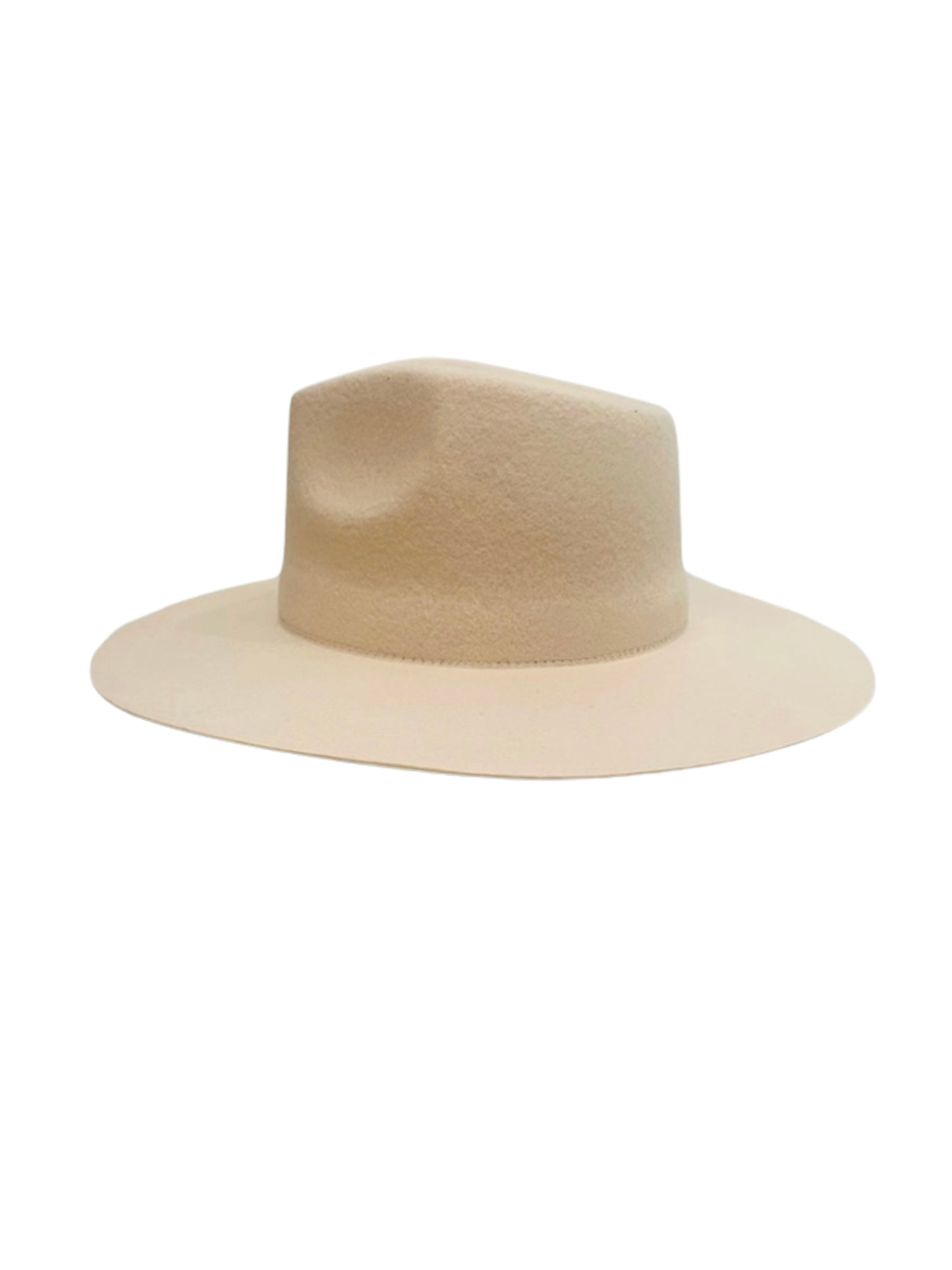 rancher hat light beige side