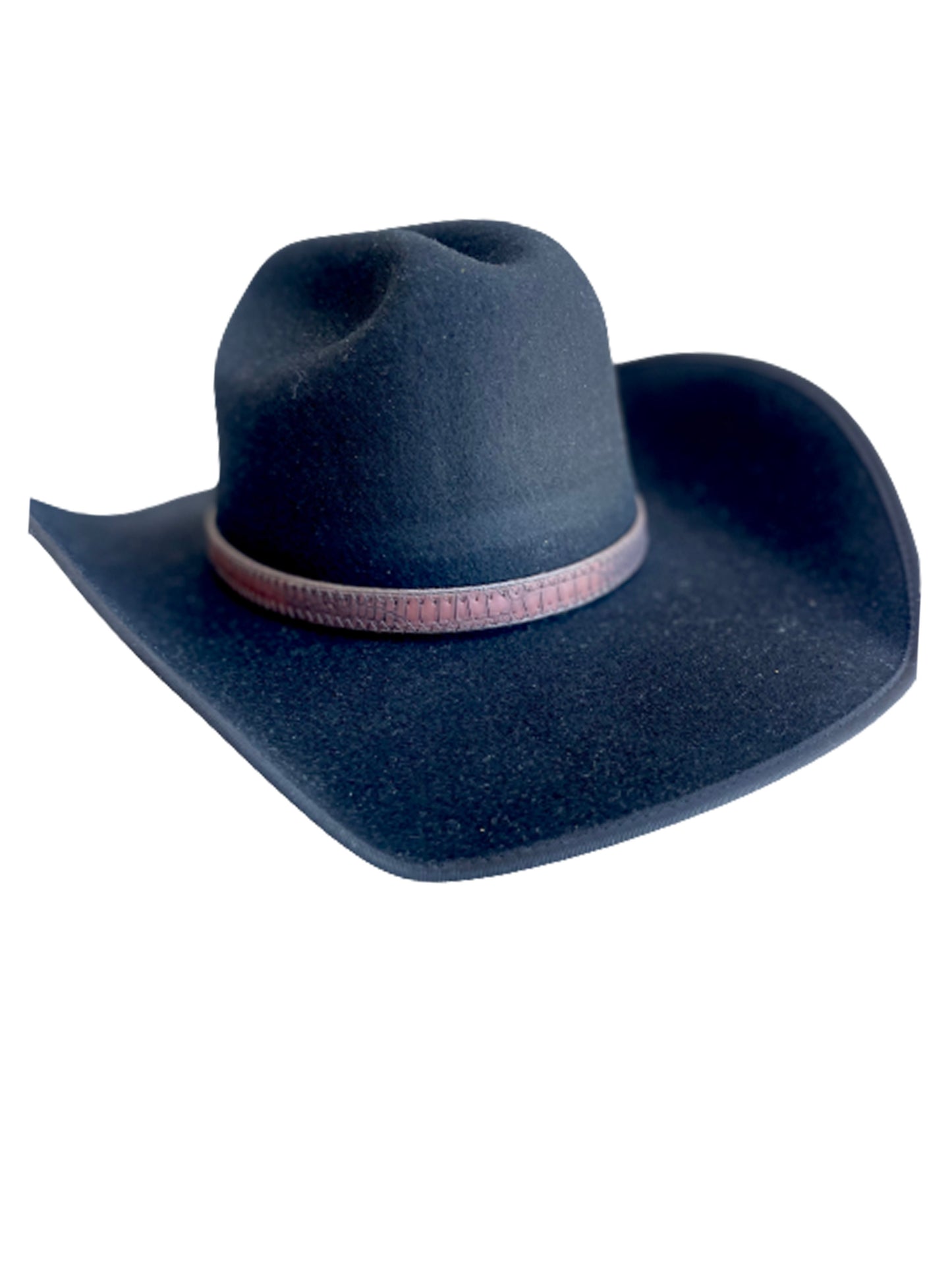 wool cowboy hat black