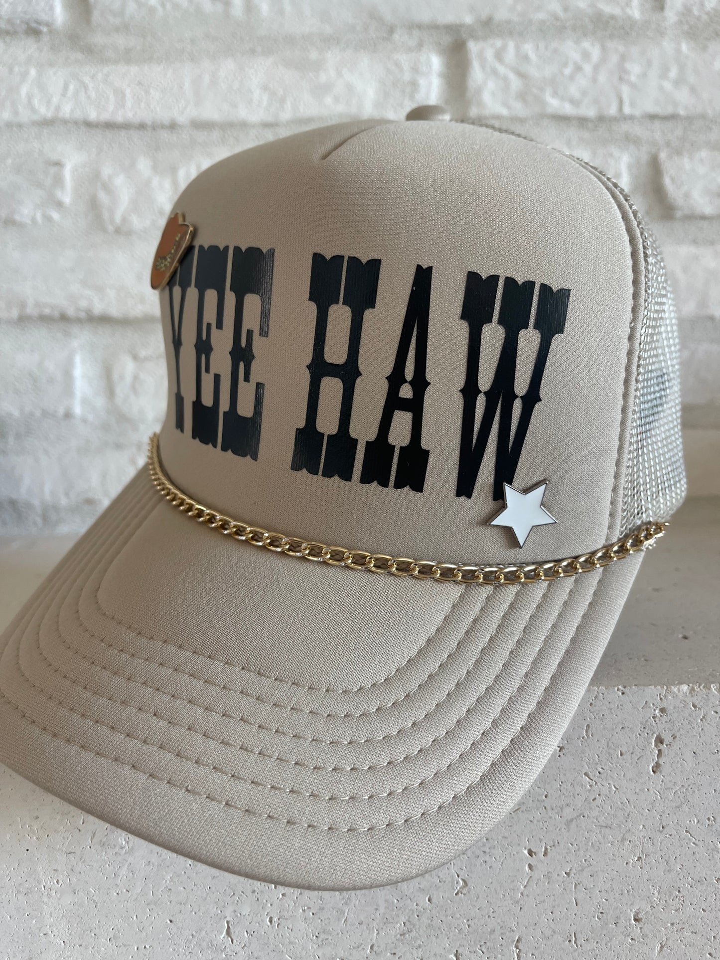 yeehaw trucker hat customized