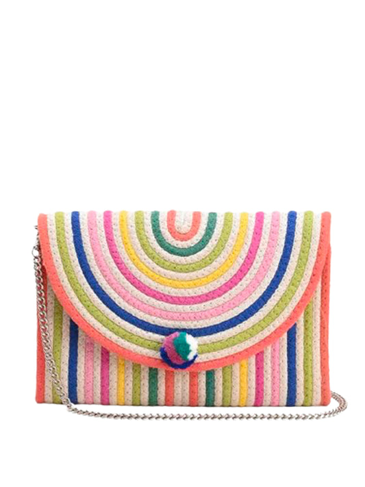 The Rainbow Embellished Purse front