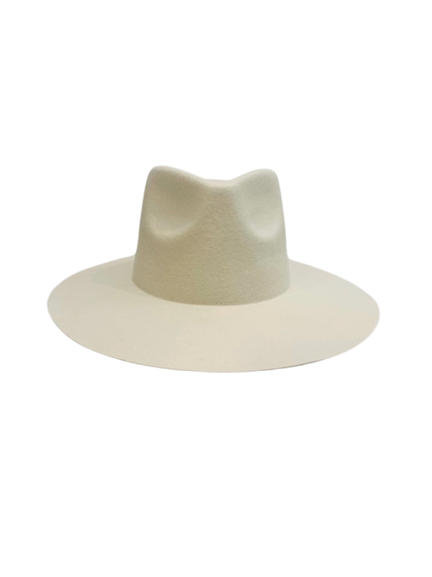 rancher hat ivory front