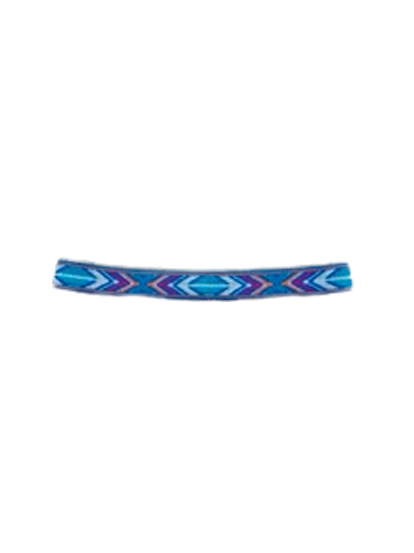 elastic hat band 1 inch royal blue tribal