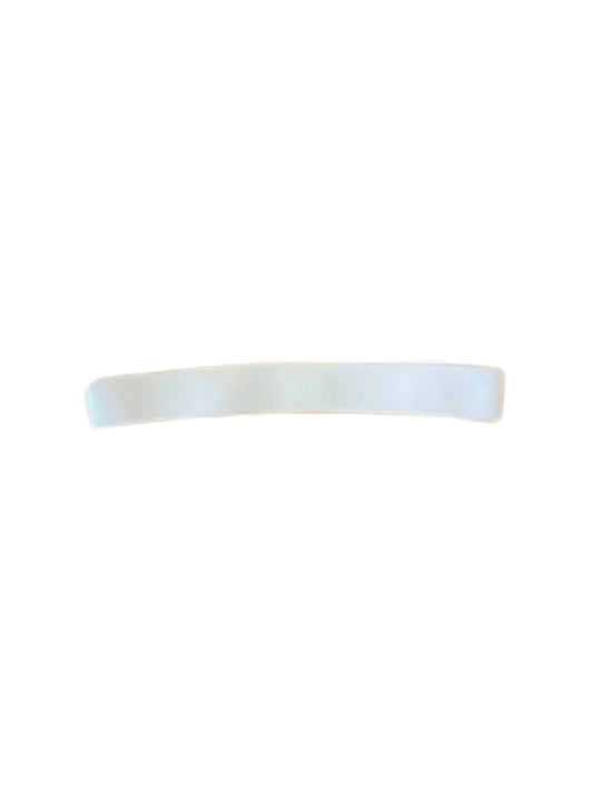 elastic hat band 1 inch white