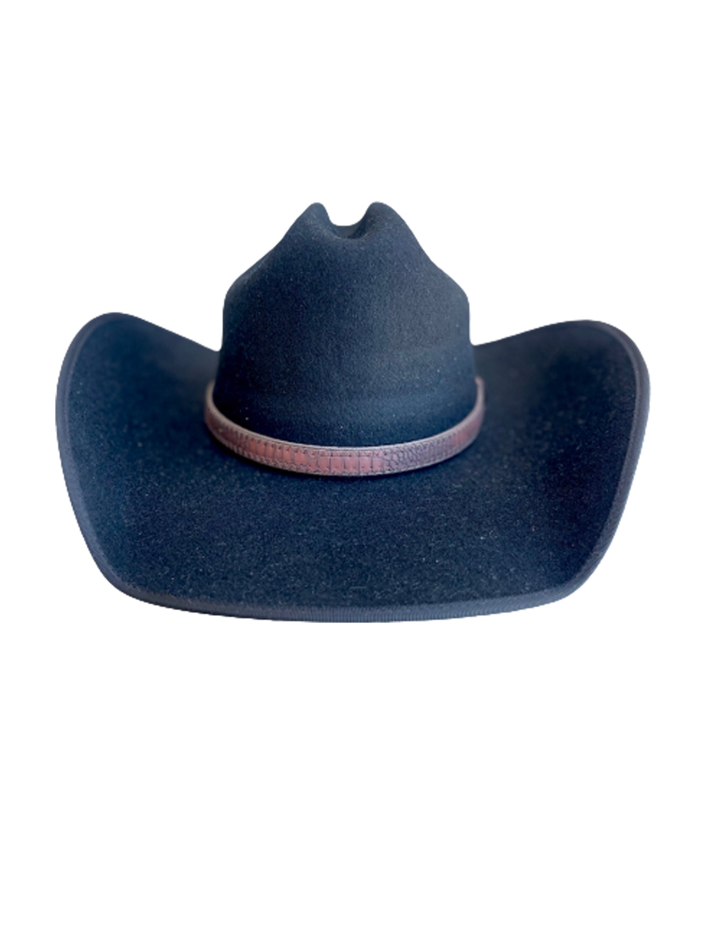 wool cowboy hat black