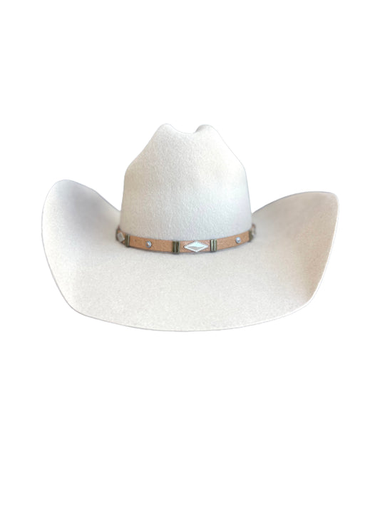 wool cowboy hat cream