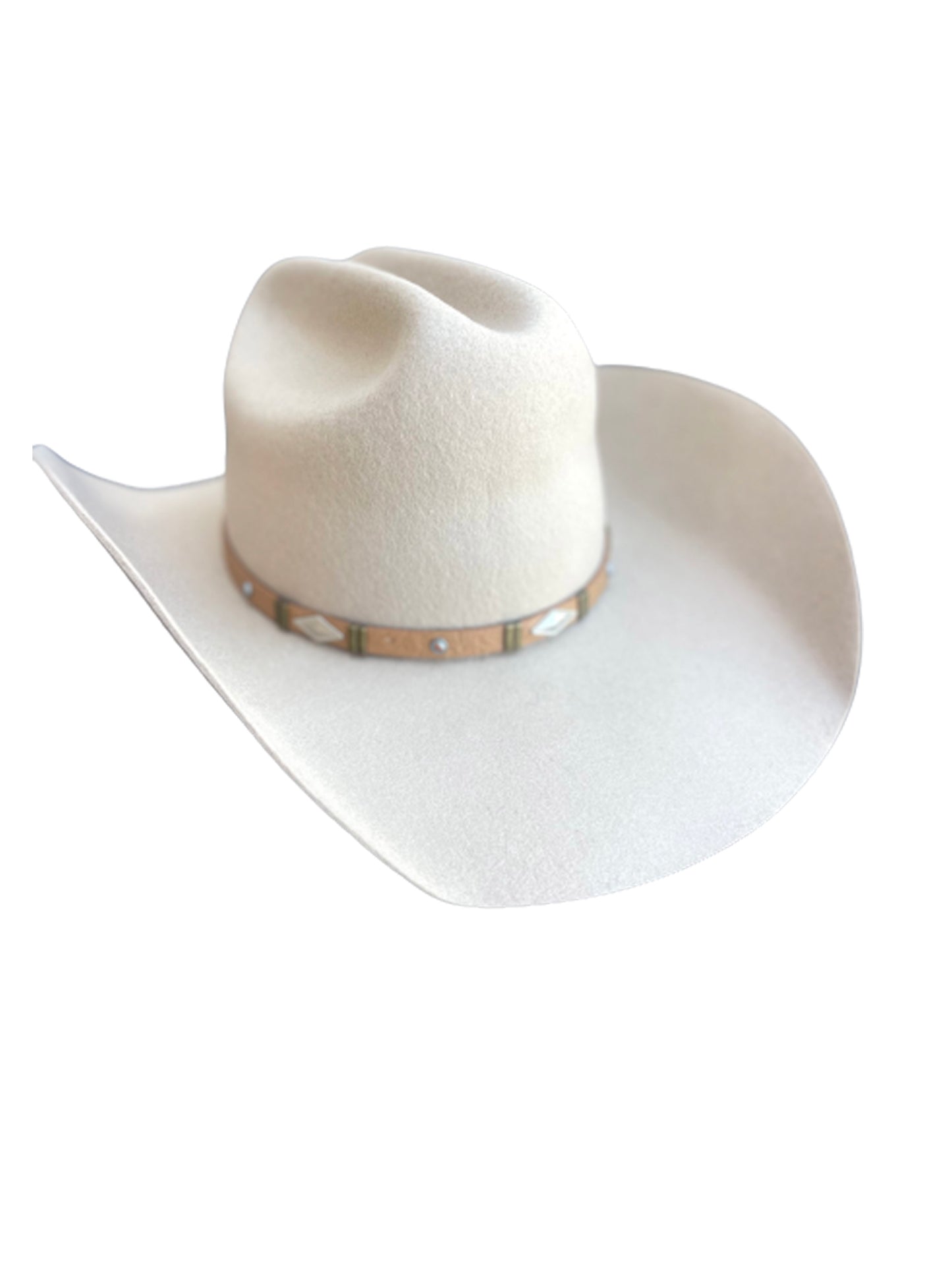 wool cowboy hat cream