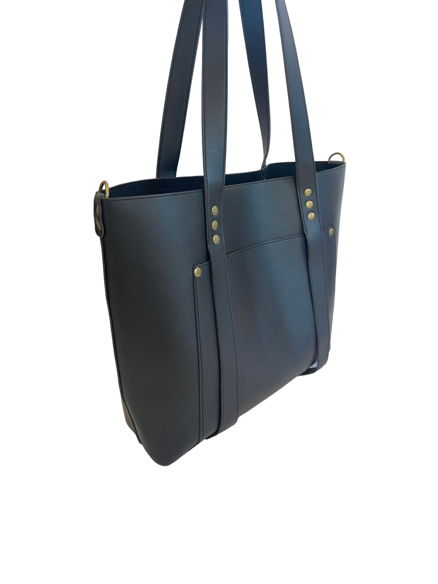 the everywhere tote black side