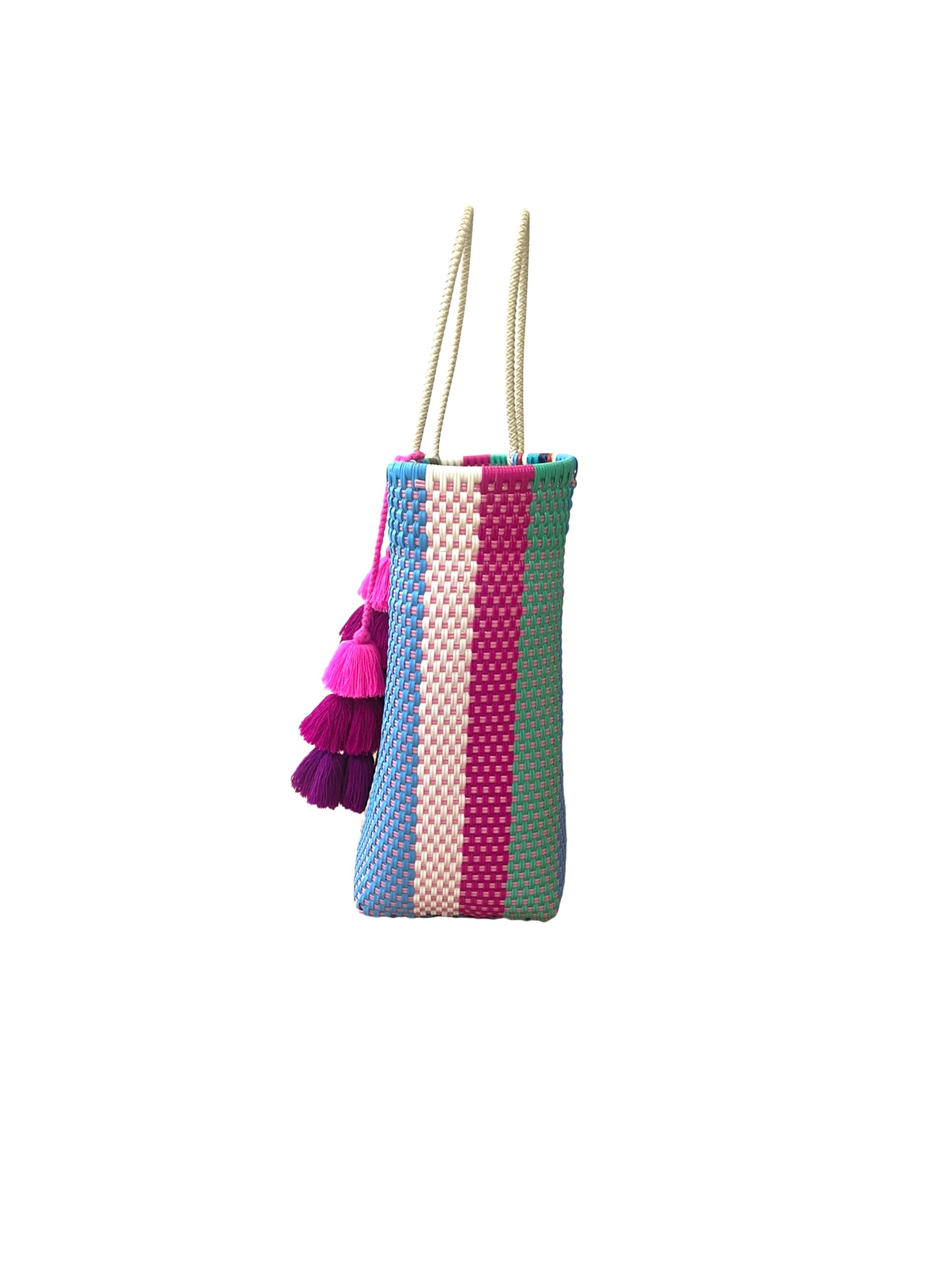 multicolored playa tote small side