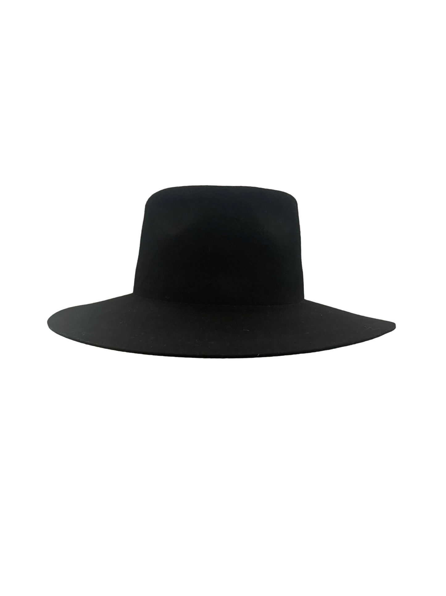 the fedora hat black front
