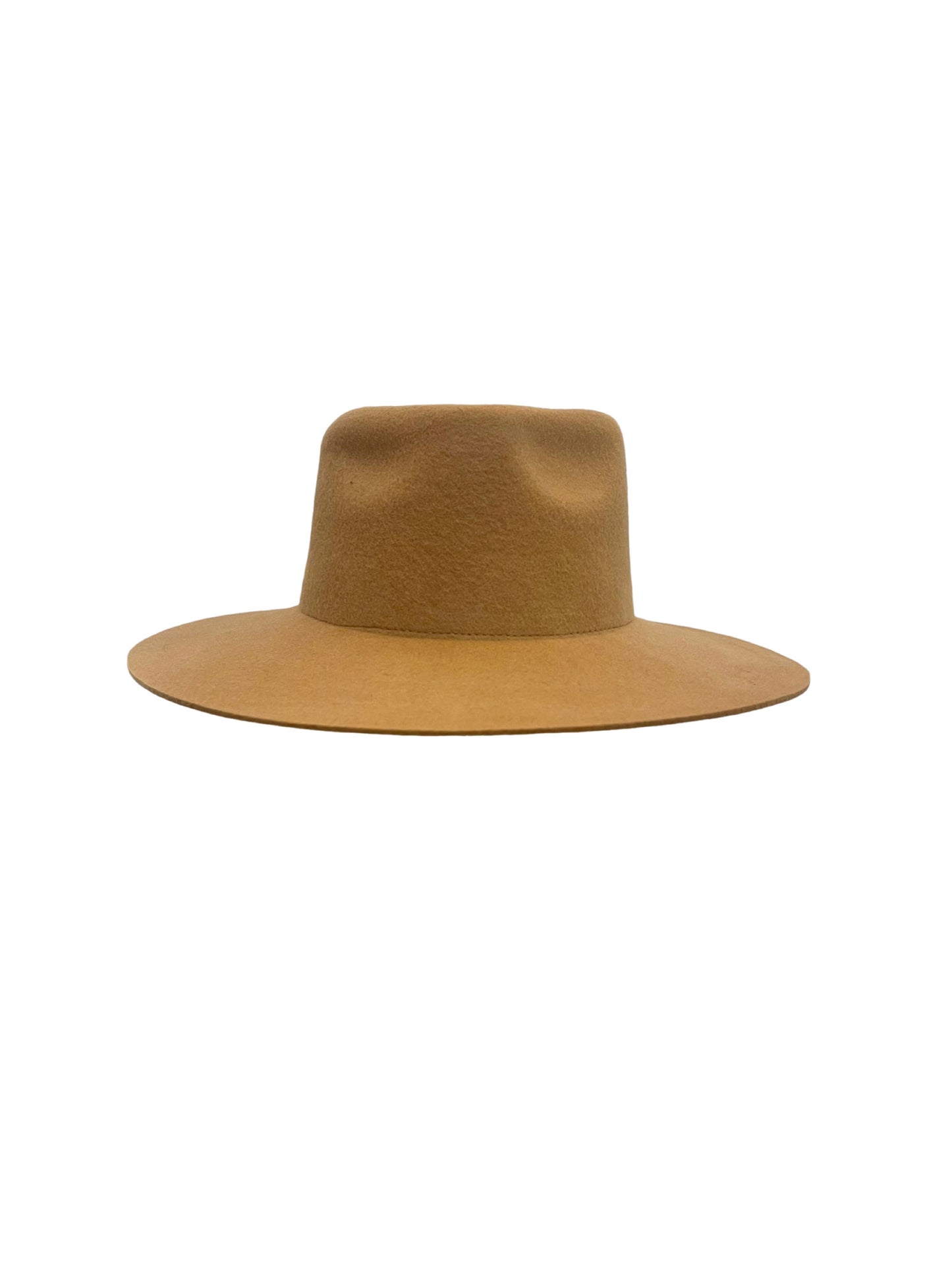 the fedora hat tan front